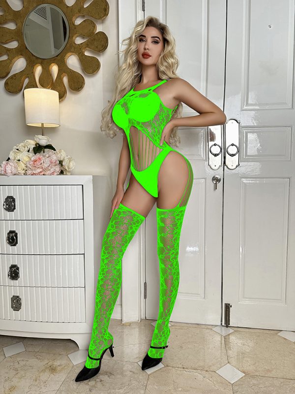 Black Mesh Lingerie: Sexy Backless Hollow Strap Underwear - Image 12