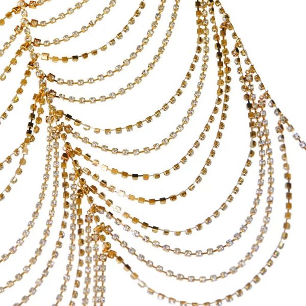 Explosions Rhinestone Skirt: Sexy Nightclub Body Chain Skirt - Image 5