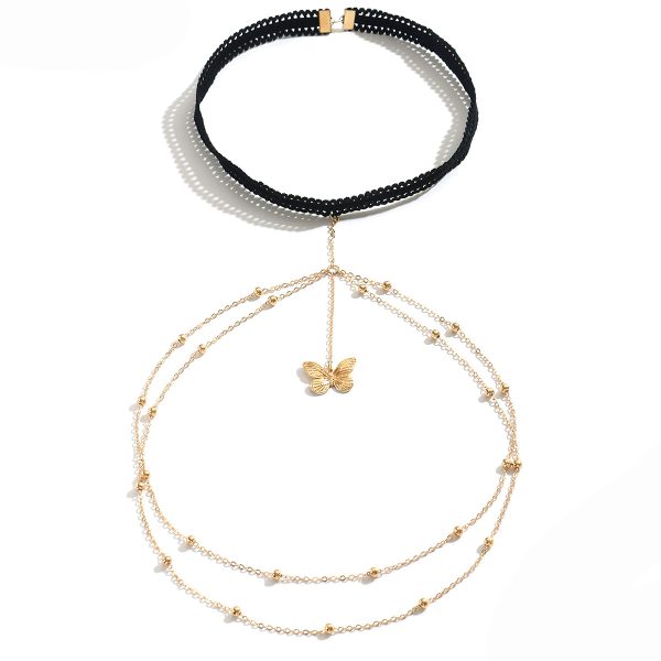 Butterfly Pendant Leg Chain: Sexy Tassel Body Jewelry - Image 5