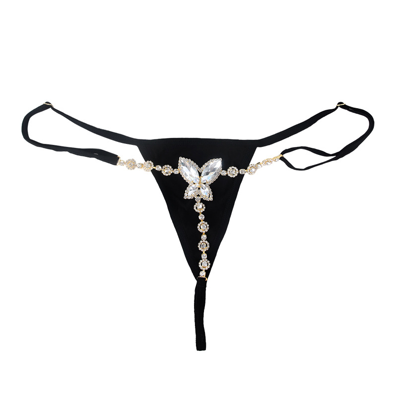 Diamond Butterfly Body Chain: Sexy Rhinestone Bikini Thong Jewelry - Image 6