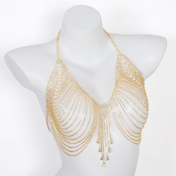 Diamond Tassel Body Chain: Sexy Nightclub Bikini Chest Jewelry - Image 2