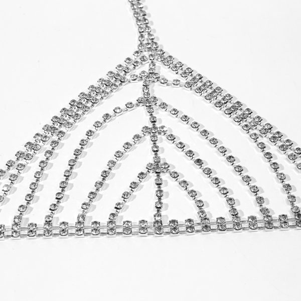Diamond Body Chain Bra: Sexy Bikini Chest Jewelry for Nightclub & Parties - Image 4