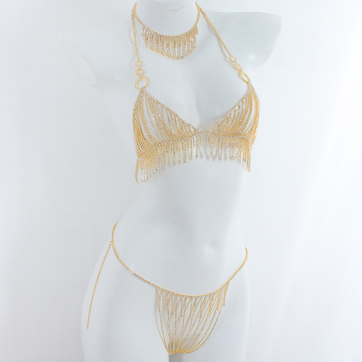 Sparkling Rhinestone Bikini Body Chain: Hot Girl Summer Beach Jewelry - Image 13