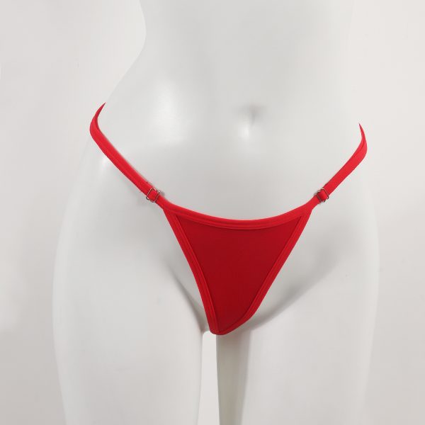 Sexy Letter Thong: European Metal Chain Hip Panties for Women - Image 2