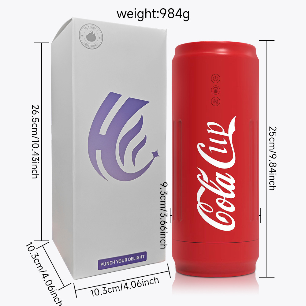 Coke Airplane Cup: Intelligent Vibrating Masturbator for Men - Image 8