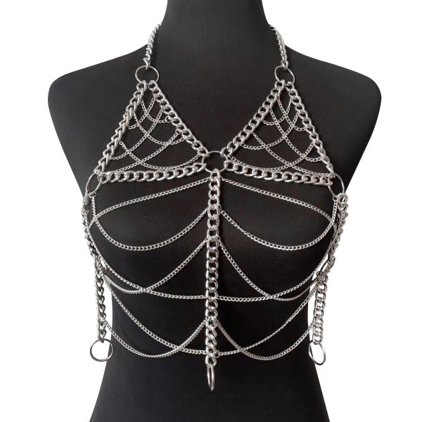 Sexy Nightclub Body Chain: Exaggerated Chest Chain for Hot Girl Party Fashion DL0015 - Image 5