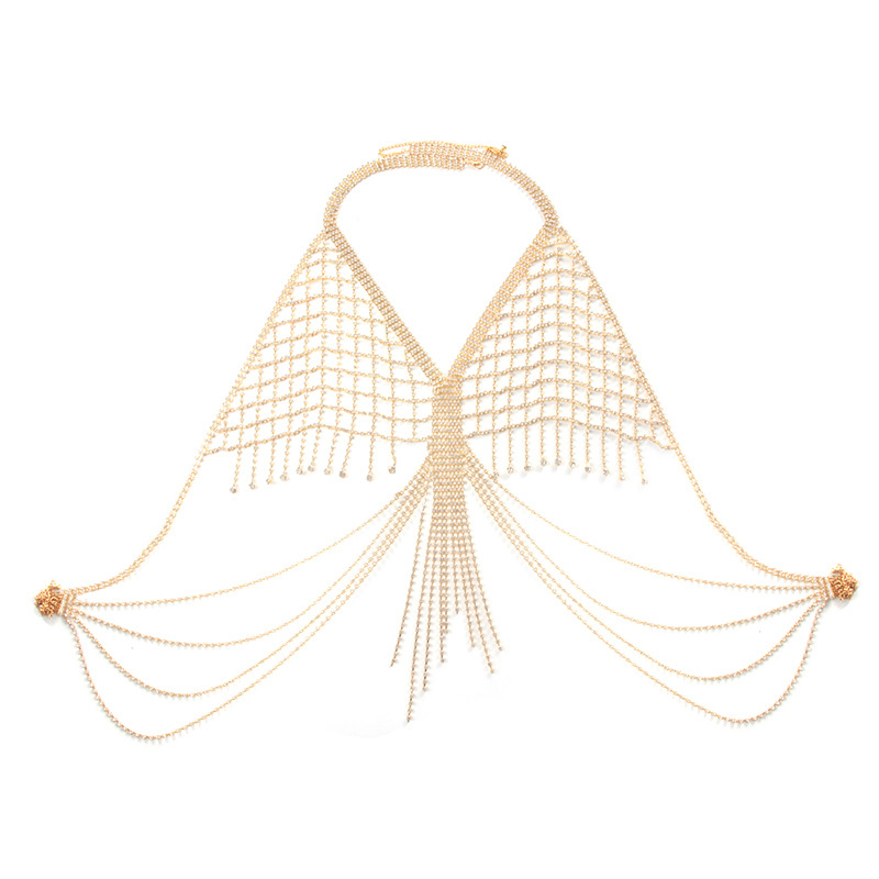 Luxury Diamond Body Chain: Sexy Tassel Bikini Bra Chest Jewelry - Image 5