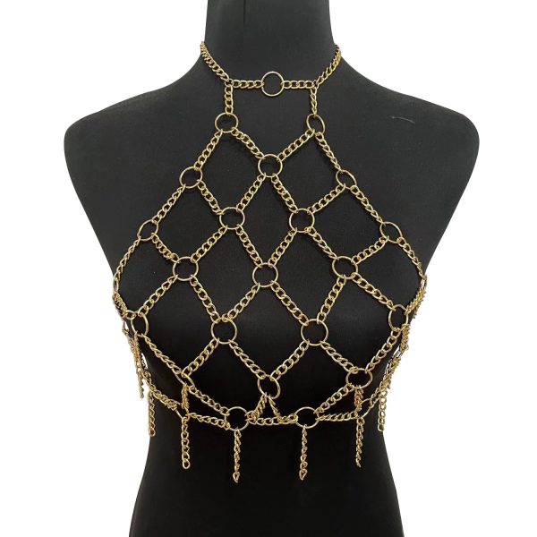Metal Ring Mesh Body Chain: Hot Girl Nightclub Sexy Fashion DL0001 - Image 6