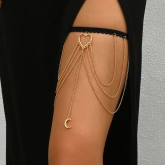 Explosions Love Moon Thigh Chain - Sexy Tassel Body Jewelry