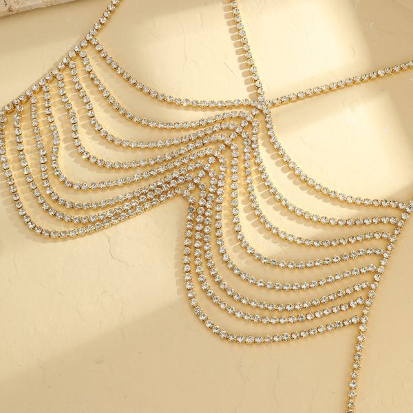 Sparkling Rhinestone Body Chain: Sexy Beach Bikini Jewelry for Women - Image 4