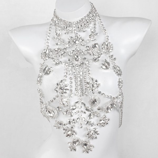 Luxury Rhinestone Body Chain: Sexy Diamond Chest Chain for Women - Image 3