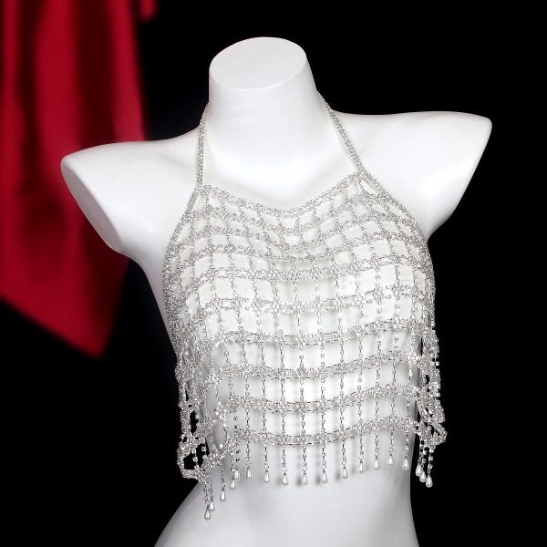 Sparkling Rhinestone Body Chain: Sexy Diamond Chest Chain for Women's Nightclub Fashion - Image 2