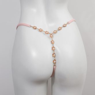 Sexy Pearl Thong Bikini Body Chain: European Temptation Lingerie