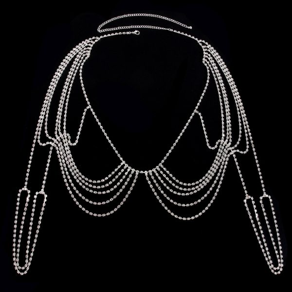 Rhinestone Tassel Body Chain: Sexy Multi-Layer Jewelry for Women - Image 2