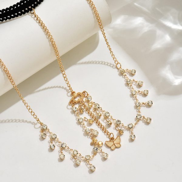 Butterfly Rhinestone Leg Ring: Summer Fashion Elastic Thigh Jewelry - Image 4