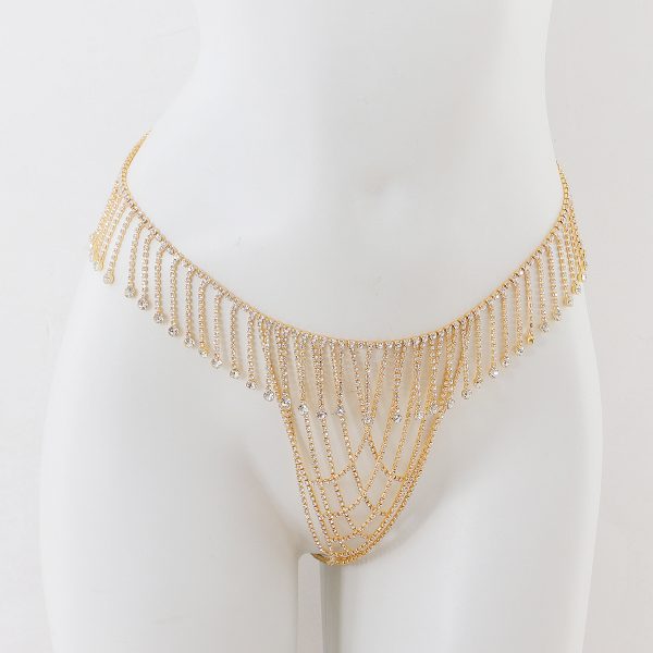 Rhinestone Body Chain Bikini: Sexy Hollow Chest Jewelry for Women - Image 9