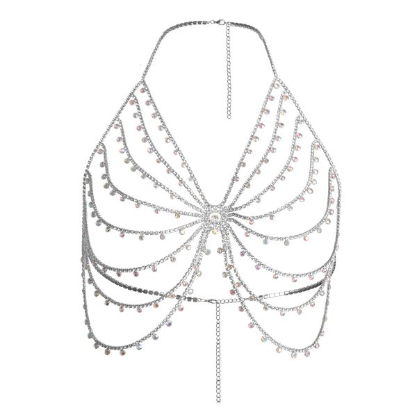 Sparkling Diamond Body Chain: Sexy Party Jewelry for Women - Image 5