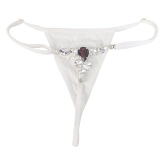 Rhinestone Body Chain Thong: Sexy Nightclub Lingerie