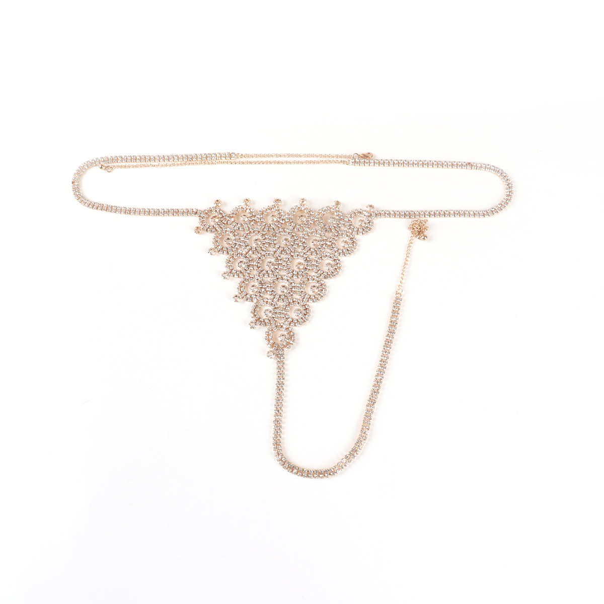 Rhinestone Body Chain Bra: Sexy Diamond Bikini Top for Women - Image 9