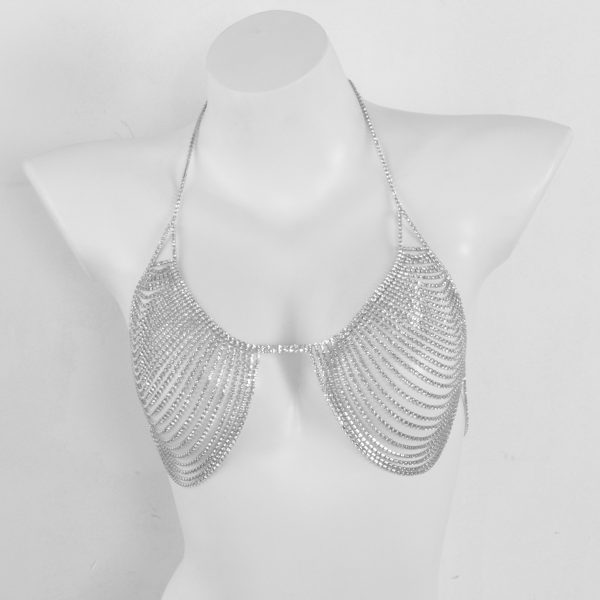 Sexy Tassel Body Chain Bra: Diamond Bikini Beach Nightclub Jewelry - Image 7