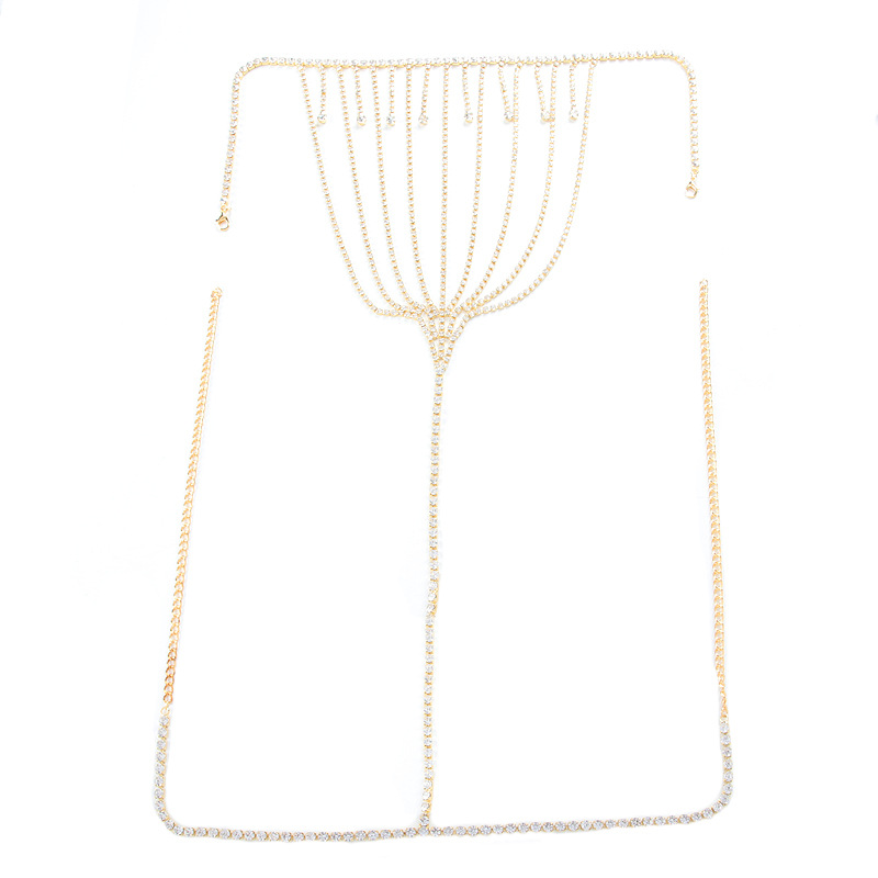 Sparkling Rhinestone Bikini Body Chain: Hot Girl Summer Beach Jewelry - Image 9