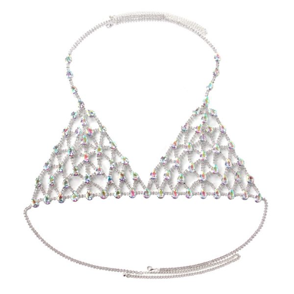 Rhinestone Body Chain Bra Set: Sexy Crystal Lingerie Jewelry - Image 5
