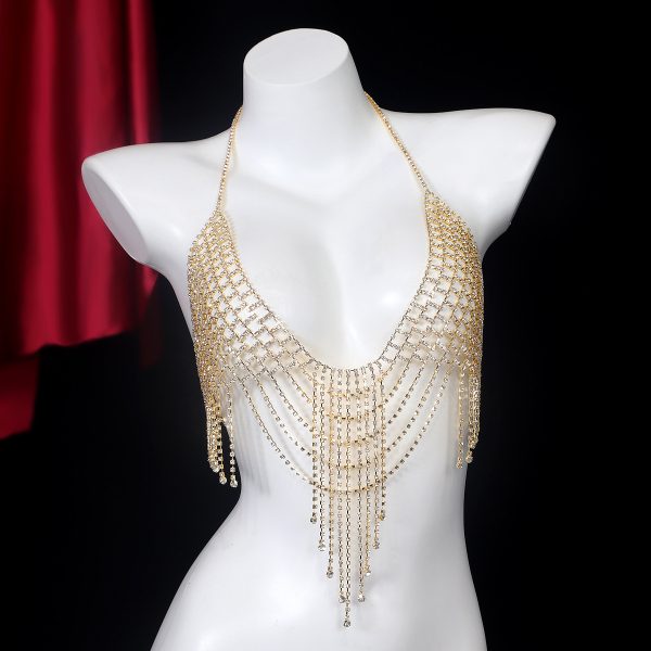 Rhinestone Body Chain: Sexy Diamond Chest Jewelry for Beach & Nightclub - Image 2