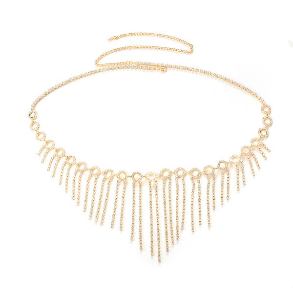 Diamond Tassel Body Chain: Luxury Nightclub Bikini Bra Necklace - Image 6