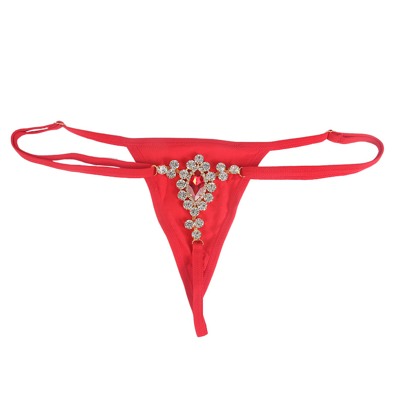 Rhinestone Body Chain Thong: Sexy Nightclub Lingerie for Women - Image 5
