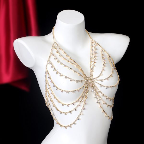 Sparkling Diamond Body Chain: Sexy Party Jewelry for Women