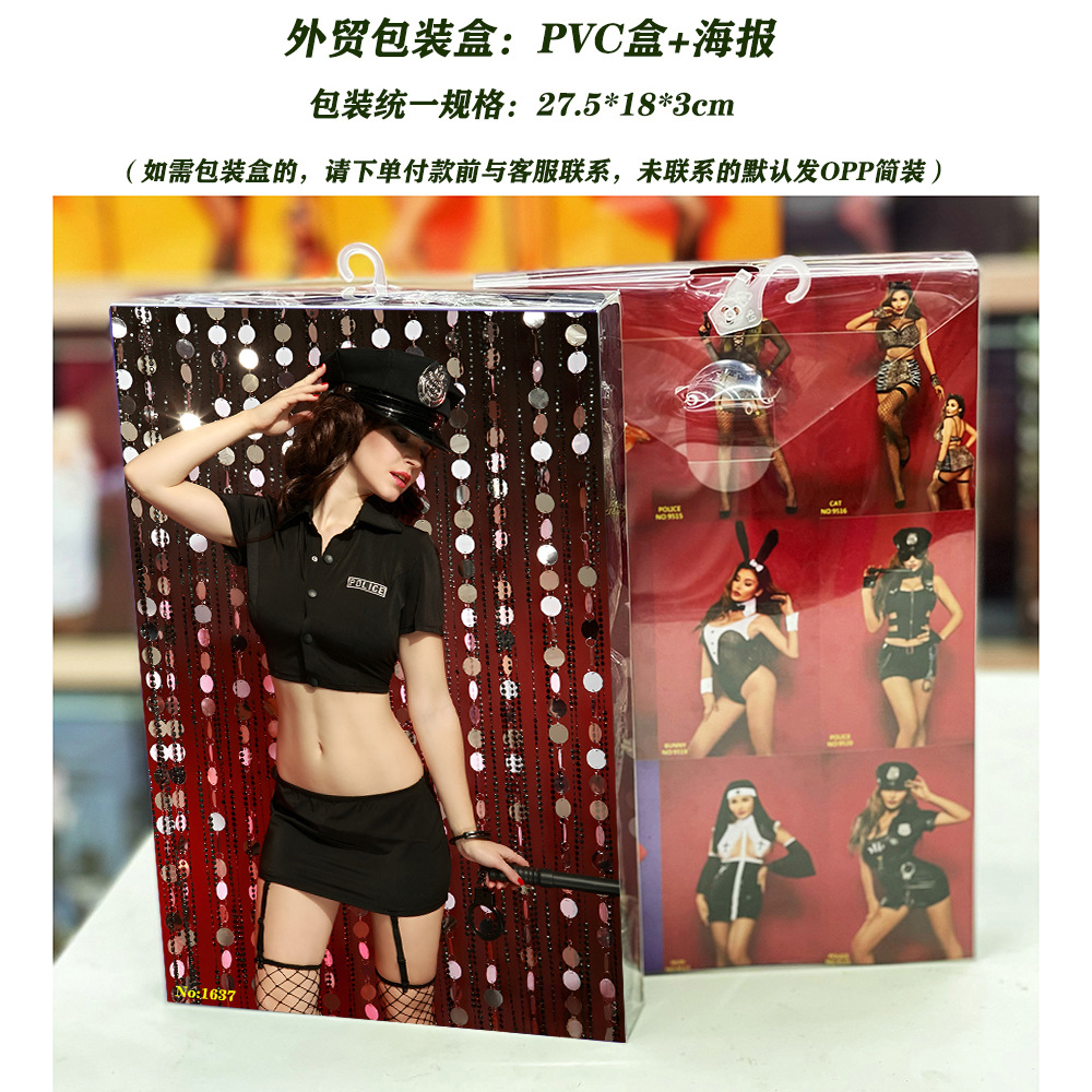 Sexy Policewoman Costume: Temptation Underwear Roleplay Set - Image 5