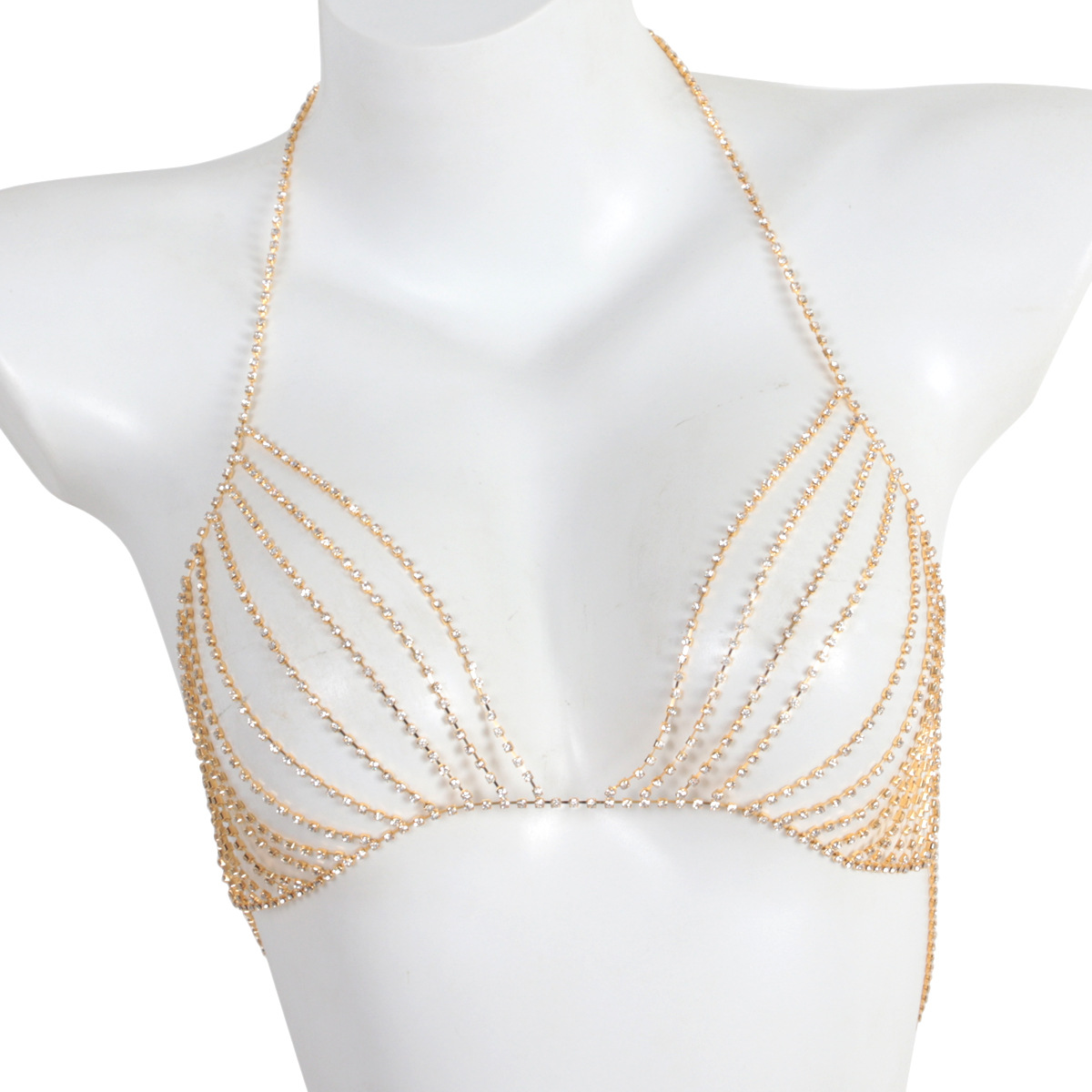Rhinestone Bra Chain: Sexy Diamond Body Chain for Women - Image 3