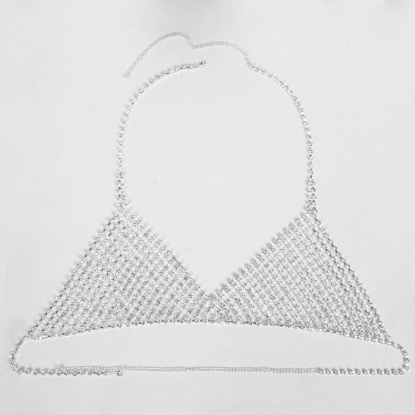 Diamond Body Chain Bra: Sexy Rhinestone Bikini Jewelry for Women - Image 4