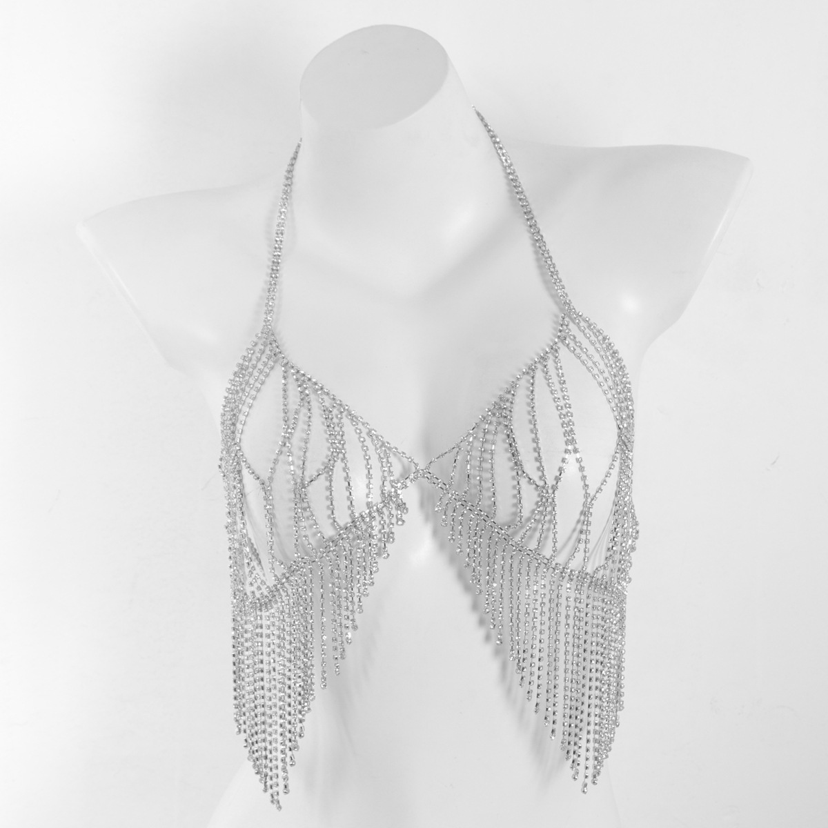 Rhinestone Body Chain: Sexy Bikini Chest Chain for Women - Image 7