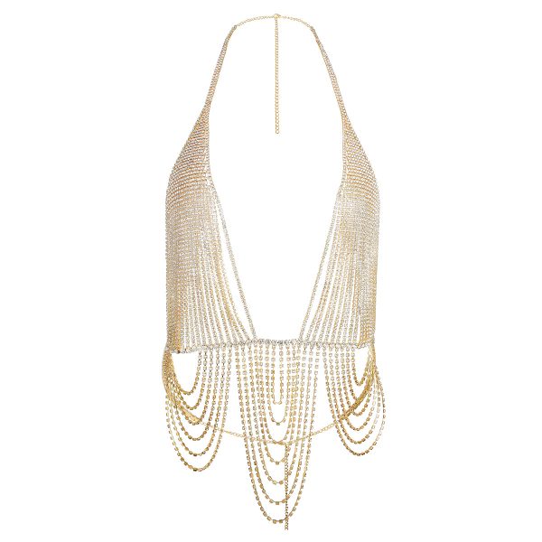 Rhinestone Body Chain Necklace: Sexy Stage Jewelry for Women - Image 5
