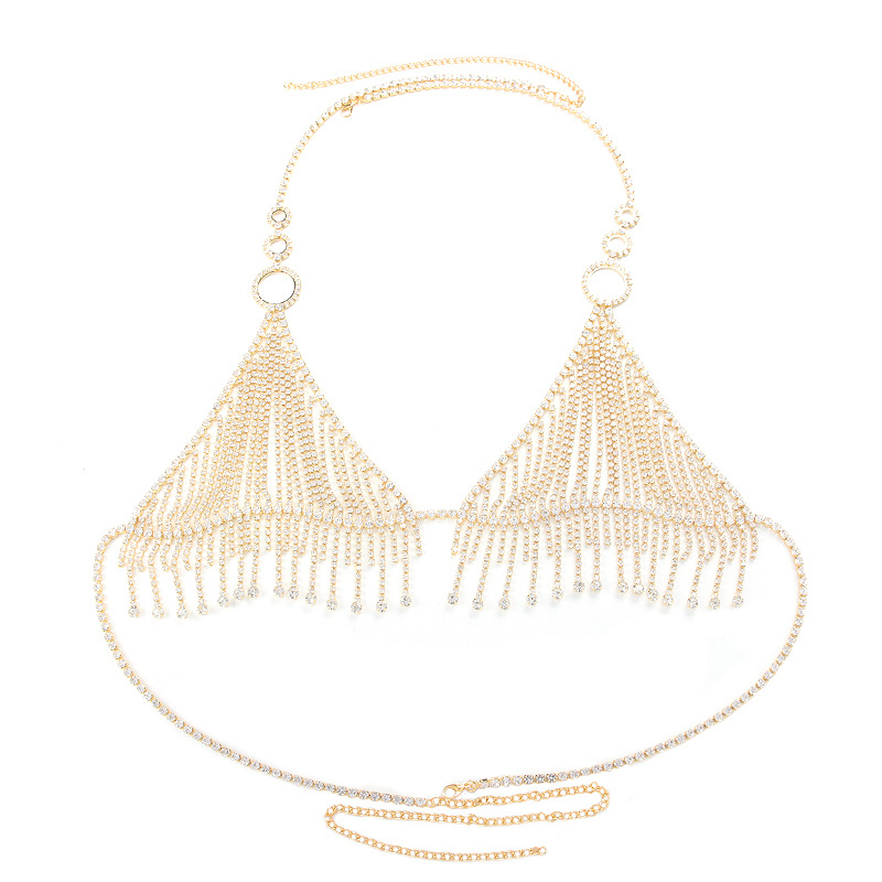 Sparkling Rhinestone Bikini Body Chain: Hot Girl Summer Beach Jewelry - Image 4