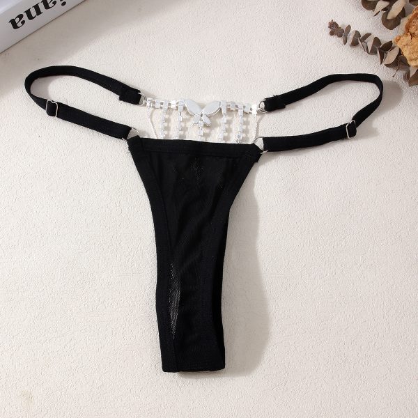 Sexy Butterfly Tassel Body Chain: Hot Flash G-String Panties for Women - Image 4