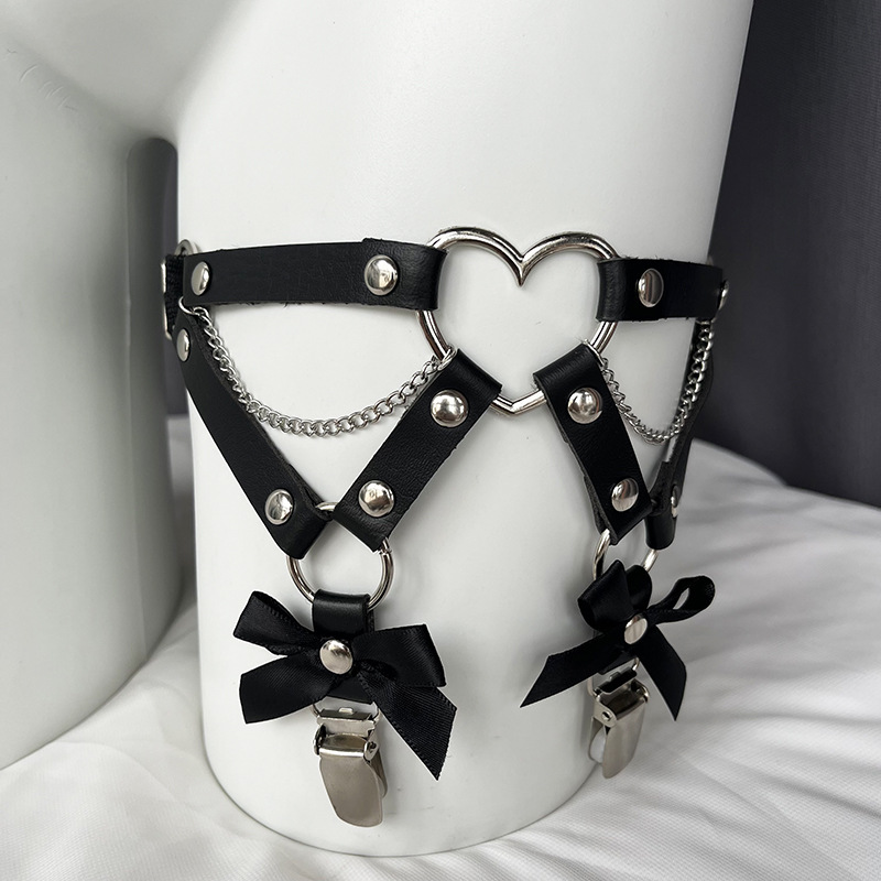 Leather Leg Garter Belt - Sexy Thigh Ring Halloween Jewelry - Image 6