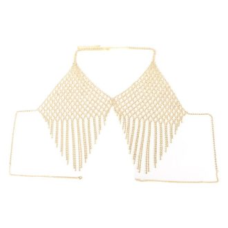 Diamond Body Chain: Sexy Bikini Chest Chain for Beach & Nightclub