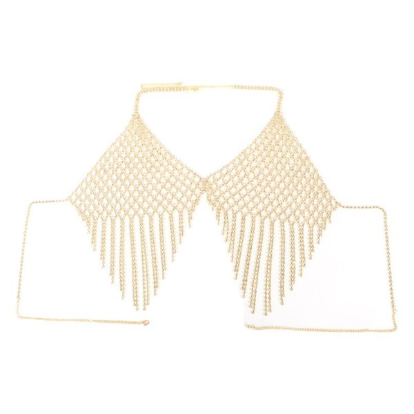 Diamond Body Chain: Sexy Bikini Chest Chain for Beach & Nightclub