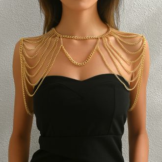 European Sexy Body Chain: Elegant Waist & Torso Jewelry