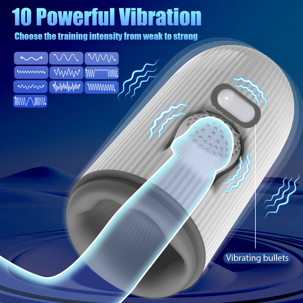 Jenna's Aircraft Cup: Rechargeable Rotating Glans Stimulator for Men - Image 2