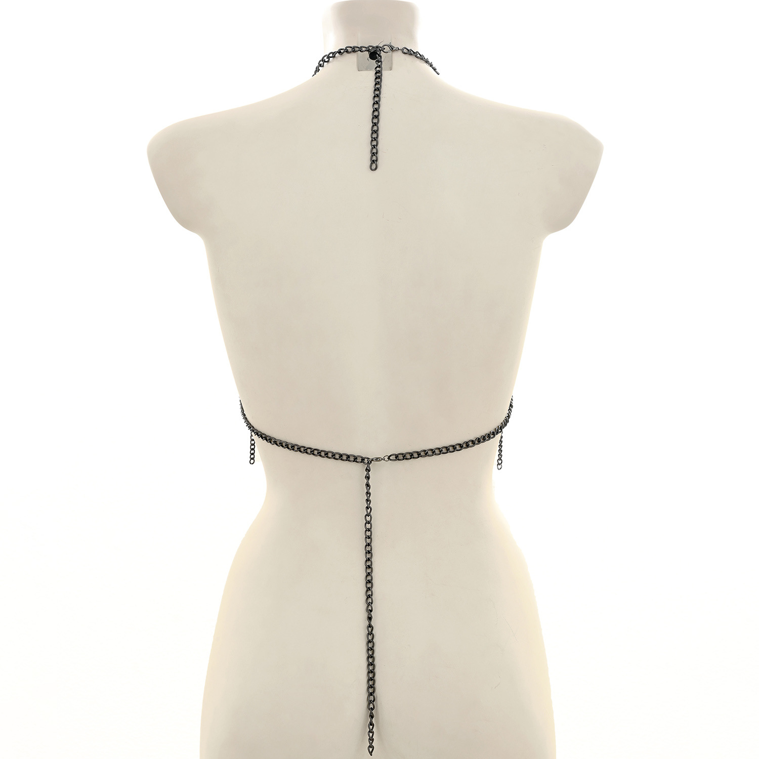 Purple Acrylic Bikini Body Chain - Sexy Beach Body Jewelry - Image 5