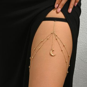 Sexy Leg Chain: Hot Girl Elastic Leg Ring - European & American Fashion Accessory