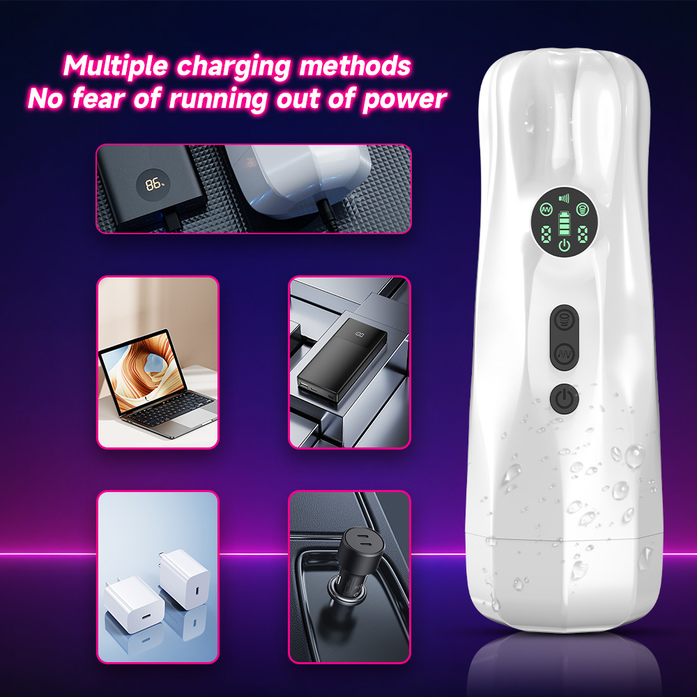 GT50 Aircraft Cup: Vibration Heating Penis Exerciser for Men - Image 3