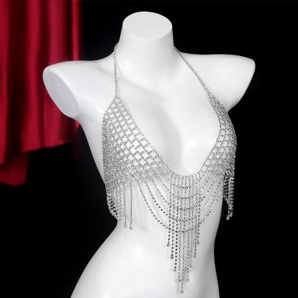 Rhinestone Body Chain: Sexy Diamond Chest Jewelry for Beach & Nightclub - Image 3