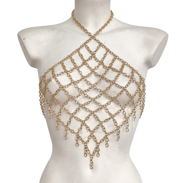 Diamond Mesh Body Chain: Sexy Nightclub Chest Jewelry for Hot Girls - Image 5