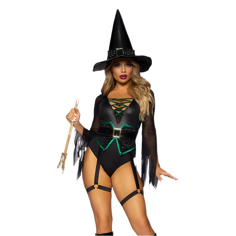 Witch Costume Women Halloween Cosplay - Sexy Party Dress