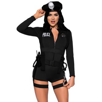 Sexy Policewoman Costume Lingerie - Halloween Cosplay Uniform