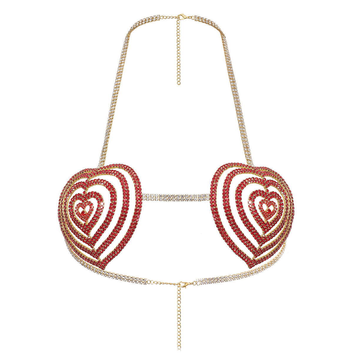 Diamond Body Chain Bra: Sexy Rhinestone Bikini Chest Jewelry - Image 5